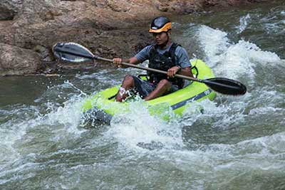 white water kayaking with nomad adventure