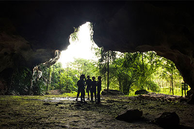 Nomad adventure caving at Gua Kandu